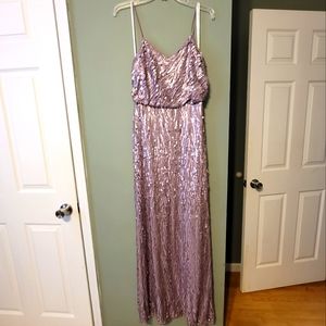 Donna Morgan Sequin Lilac Evening dress